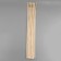 Metal zipper, No. 3, non -proceeding, automatic lock, 60 cm, beige color/nickel