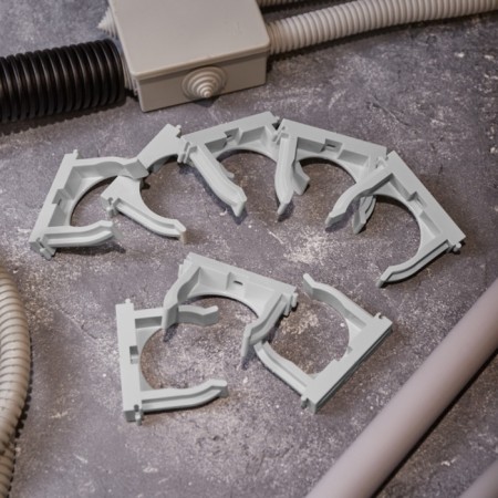 Fastener-clip for the mounting gun Ø 50 mm, gray (25 pcs/UP) rexant-3