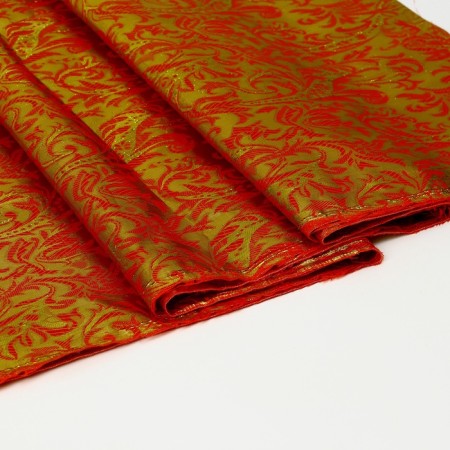 Board flap, gold on red, 100 × 150 cm-2