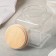Glass Bank for bulk products with a bamboo cover Magistro "Eco", 1.3 l, 11 × 14 cm