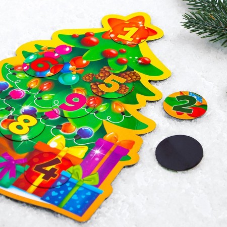 Magnetic Christmas tree "New Year! Check"-2
