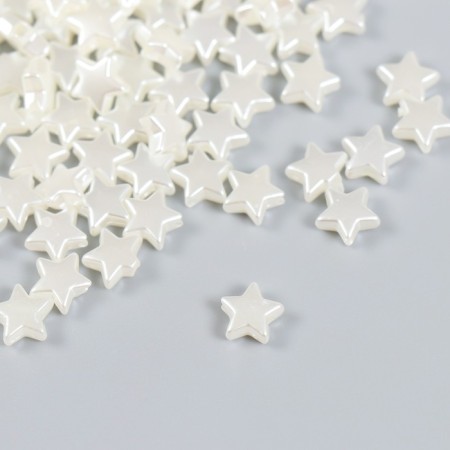 Beads for creativity plastic "Pearls" set 20 grams 0.3x0.8x0.8 cm