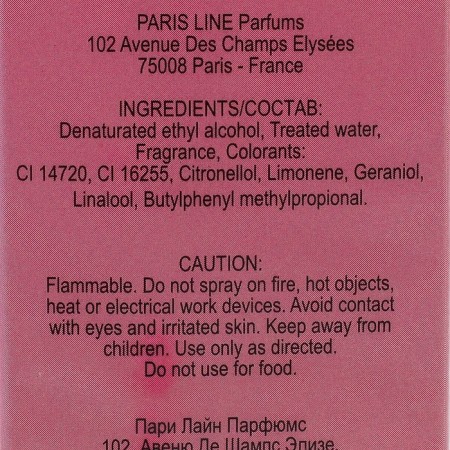Women's toilet water CHANTERELLE Versaille Rose, 55 ml-4