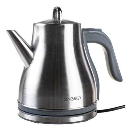 Electric kettle Energy E-217, metal, 1.2 l, 950 watts, silver