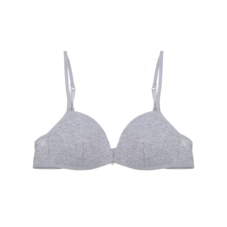 Knitted bra for girls, size 75 a, the color is light gray