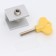 Loading and windows lock, yellow, 16 mm