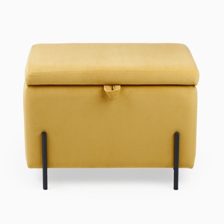 Bange with storage of Andres 460, Ultra Mustard fabric-1