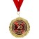 Jubilee medal in the velvet box “70 years”, D = 7 cm.