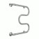 Terminus water heated towel rail M-shaped, 500x400 mm, side connection, chromium