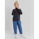 Turtleneck children's minku, color graphite, height 164 cm