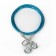 Towing cable, metal in the PVC braid, 4m, 10 tons, 2 hooks