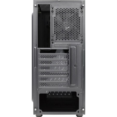 The Aerocool Delta case is black without ATX 7x120mm 2xusb2.0 1xusb3.0 Audio Bott PSU-2