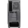 The Aerocool Delta case is black without ATX 7x120mm 2xusb2.0 1xusb3.0 Audio Bott PSU