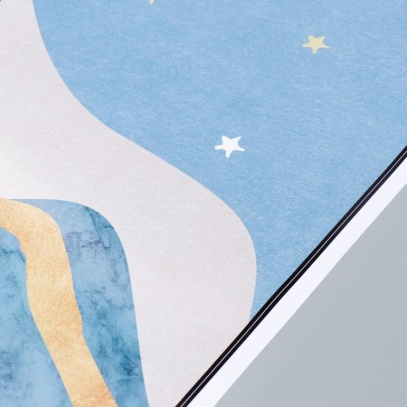 Sticker Plastic Interior triptych "Night, day and stars" set 3 sheets 29.5x61 cm-2