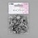 Installation buttons, delta, d = 15 mm, 10 pcs, silver color