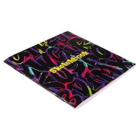 Sketchbook 165 x 165 mm, 40 sheets of Graffiti, cover Cover Cardboard, block 100 g/m²-1