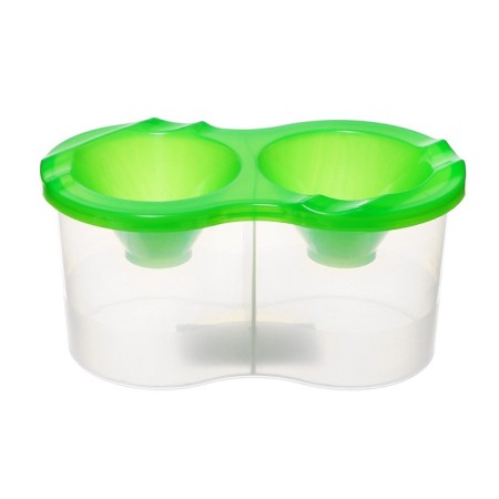 A set of glasses of double 300 ml 2pcs Calligrata SN-3, Green-1