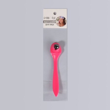 Face massage, 15.5 × 3 × 3 cm, pink color-4