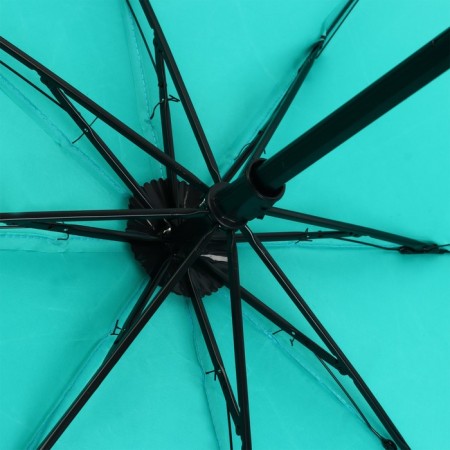 Women's Mechanical “Flowers” ​​umbrella, 8 spokes, d = 95, turquoise color-3