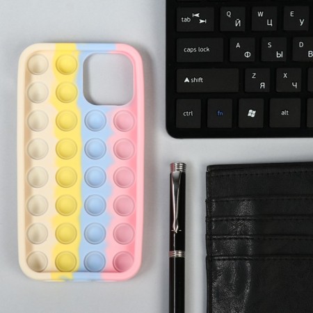 Pop it cover, for iPhone 12/12 Pro, silicone, multi -colored-1