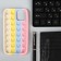 Pop it cover, for iPhone 12/12 Pro, silicone, multi -colored