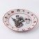 New Year. Ceramic plate "Winter Cos", 19 cm
