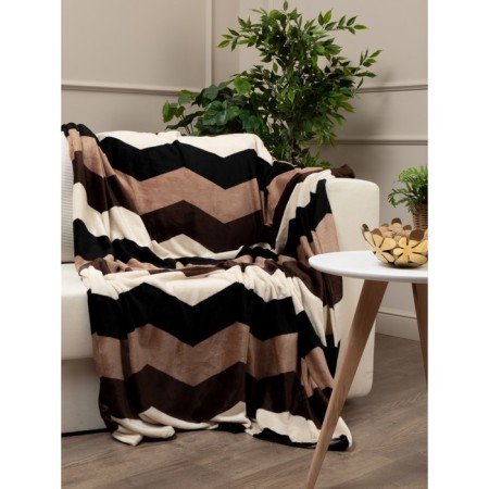 Texrepublic blanket, size 180x200 cm, beige color
