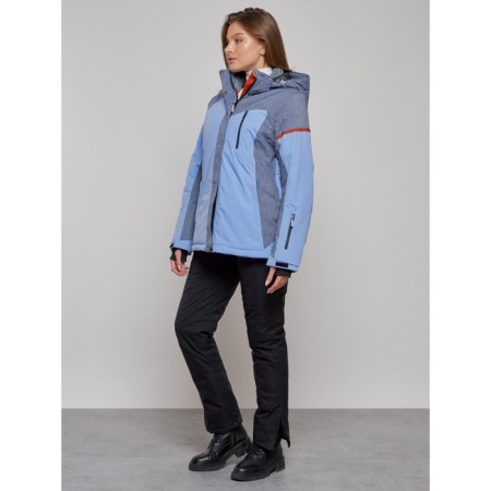 Ski jacket female, size 60, purple color-16