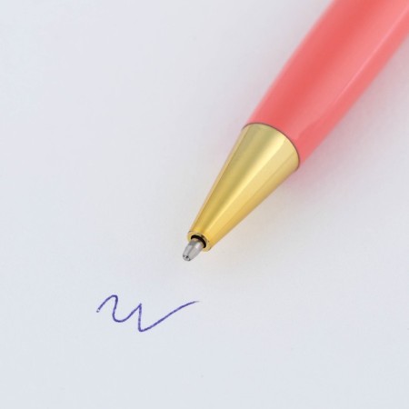 Metal pen "The most tender", blue paste 1.0 mm-4
