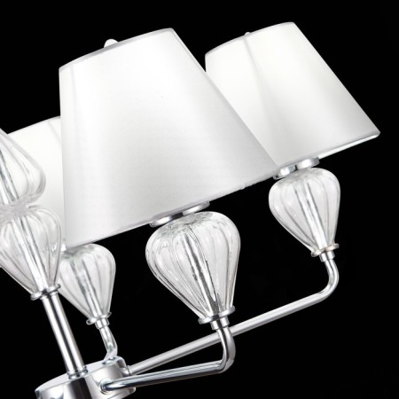 Suspended EVOLUCE lamp. Sle107413-05. Dalida. 5x60 watts, E14, 65x65x41 cm, chromium color-6