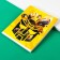 Notebook of 48 sheets in a cage, cardboard cover, block No. 2, whiteness 75% (gray sheets) Bumblebee, transformers