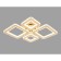 LED LED LED Ambrella Light, Ice, FA1727, 4XLED, 108 W, 8100LUM, 3000-6400K, Gold Color Gold