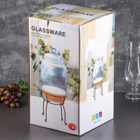 Dispenser for drinks on the stand "Classic", 5.5 l, 20 × 43 cm-5