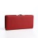 Women's wallet on magnet, red color