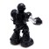 Superbot robot, light and sound effects, works from batteries, green color