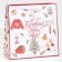 Laminated square Sweet Home, 30 x 30 x 12 cm, New Year