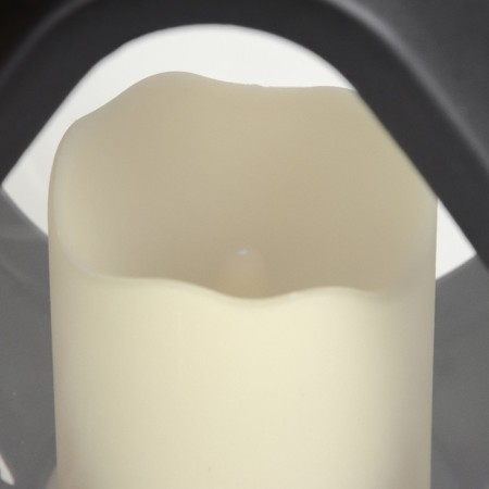 Nightlight "Middle lantern" LED from batteries 3HAAA Black 15x8.5x22 cm-4