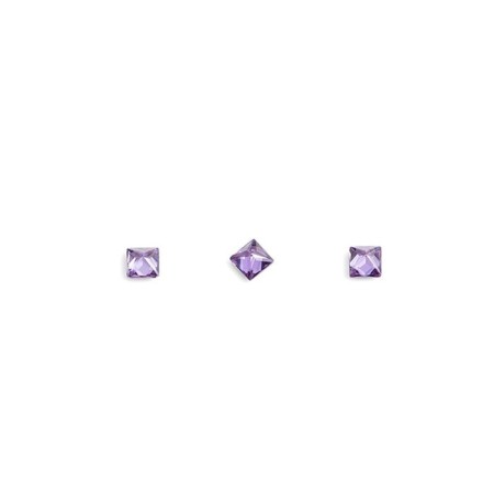 Crystals for volumetric inlay TNL "Princess", No. 1, purple, 10 pcs