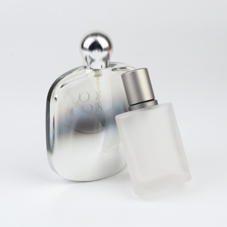 Glass bottle for perfume, with a spray, 30 ml, silver color-11