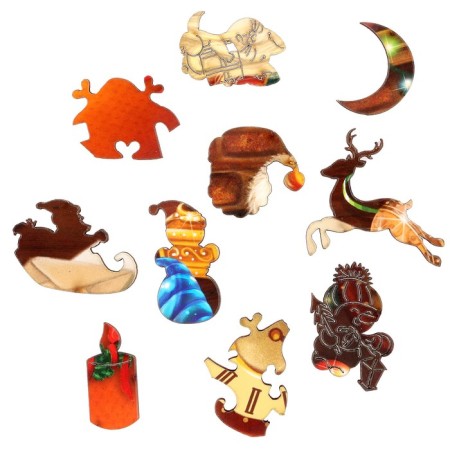 New Year's puzzle Figure "New Year! Letter to Santa Claus"-5