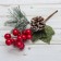 Decor "Winter Dreams" berries and bumps, 20 cm