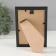 Photo frame Plastic "Mira" 10x15 cm, 636477 Black with silver (plastic screen)