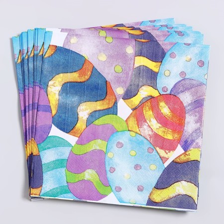 Paper napkins "Easter testicles", 33x33 cm, set 20 pcs