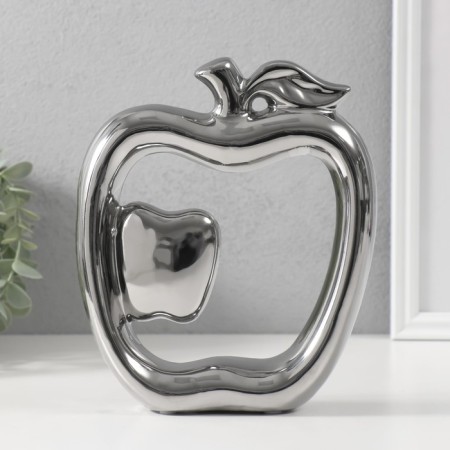 Souvenir Ceramics "Abstraction. Apples" silver 17x5.5x20.5 cm