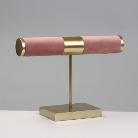 Catch for watches, bracelets, d = 3, 15 × 10 × 21 cm, light pink color in gold-1
