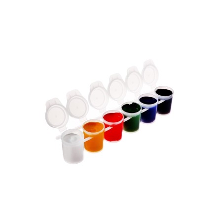 Gouache 6 colors x 15 ml Zoo, block-bar-6