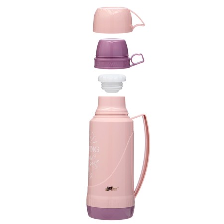 Thermos1.8 l, with a glass flask, retains heat 12 hours, pink-1