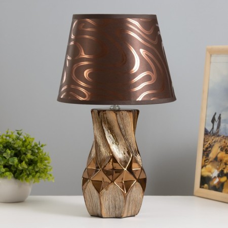 E14 40W chocolate 22.5x22.5x38cm RISALUX desktop lamp E14