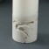 Candle-cylinder "Concrete", 6x15 cm, white