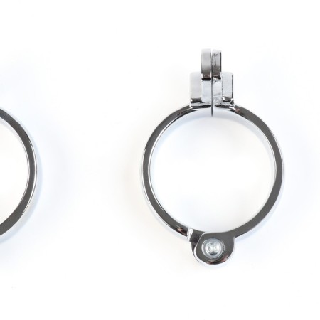 Belt of fidelity "Total cell No. 2", rings d = 4; 4.5; 5 cm, lock, key, metal-9